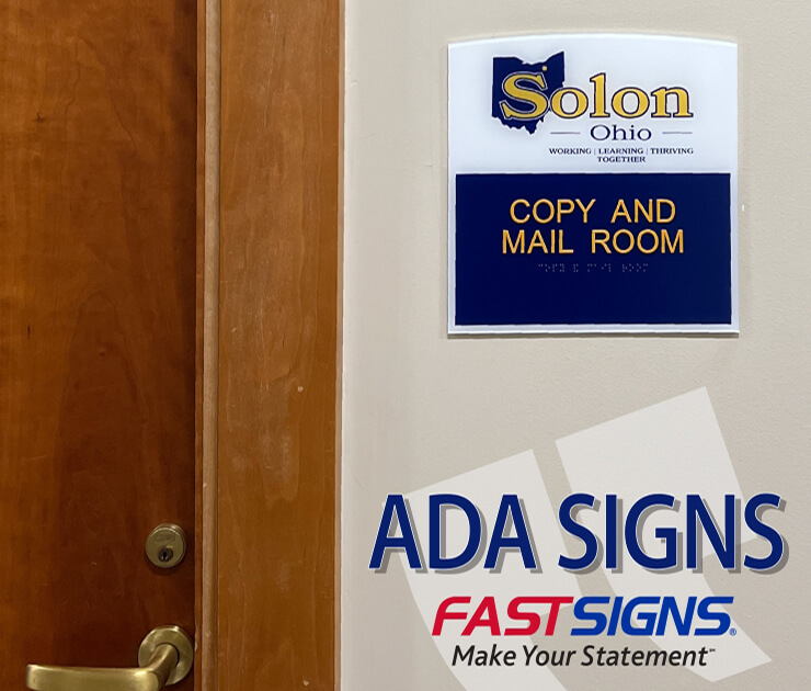 Custom ADA Wayfinding Signs
